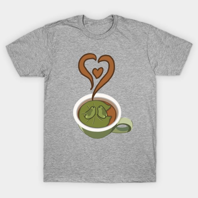 A Whole Latte Love T-Shirt by Octopus Cafe